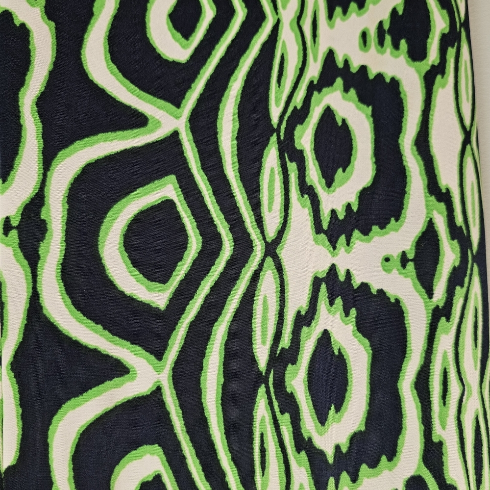 UK2LA Vibrant Green and Black Patterned Pants - Picture 3 of 6